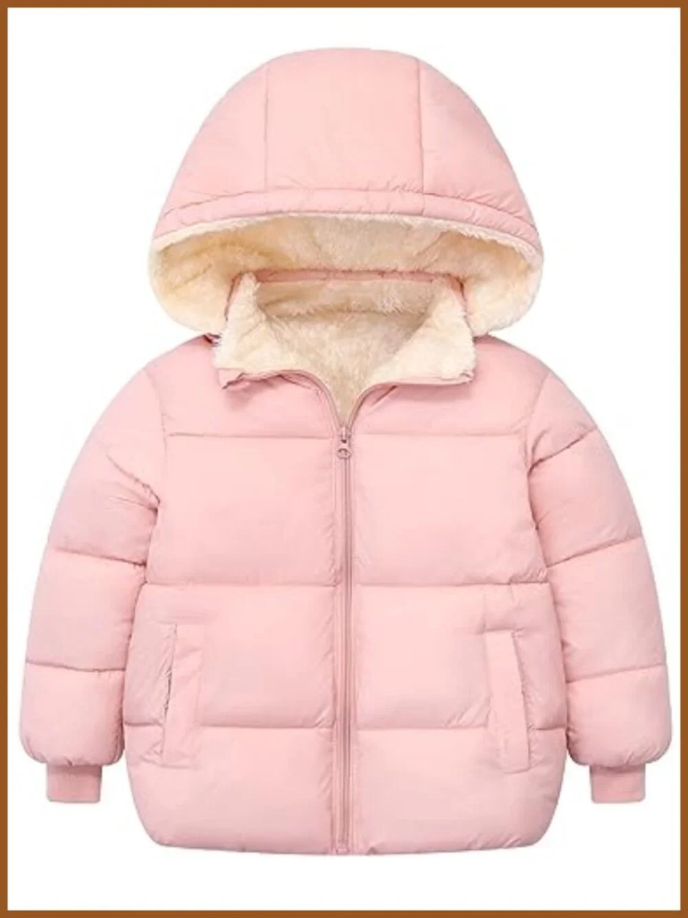 Toddler Puffer Down Alternative Jacket Hooded Winter Coat